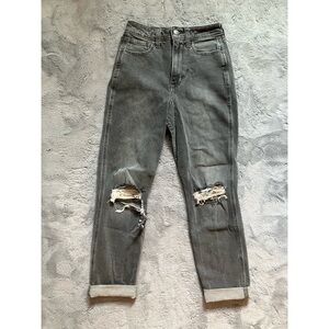 hollister mom jeans